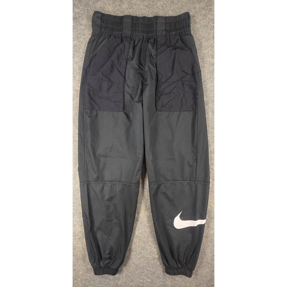 Nike Sportswear Swoosh Joggers Black High Rise Track Pants Small